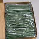 Jetec 150 Pcs 8 Inch Green Landscape Plastic Edging Spikes Spiral Anchoring Garden Nails for Paver, Weed Barriers, Turf, House Construction Ground Lawn
