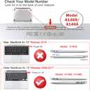 iCasso for MacBook Air 13 inch Case (Release 2010-2017 Older Version), Plastic Hard Shell Protective Case & Keyboard Cover Only for MacBook Air 13 Inch Model A1466/A1369-Cherry Blossom