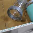 Mason Bottle Baby Glass Bottles Gift Set - Includes 3X Anti Colic Glass Baby Bottle 8 oz, 3X Slow Flow Nipple, 3X Cap+Ring, 1x Silicone Sleeve - BPA Free, Non Toxic Glass Feeding Bottles for Babies