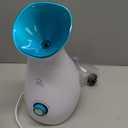 Pure Daily Care NanoSteamer Large 3in1 Nano Ionic Facial Steamer with Precise Temp Control  Humidifier  Unclogs Pores  Blackheads  Spa Quality  Bonus 5 Piece Stainless Steel Skin Kit (Teal)