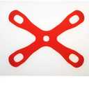 Mercer Culinary M18931 Board Buddyz, 12 Inch x 18 Inch, Red