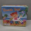 Collapsible Beach Toys for Kids Toddlers, 3 Foldable Buckets and Shovels Set, Sand Castle Building Kit, Ice Cream Travel Sand Toys for Sandbox & Mesh Bag, Beach Essentials for Boys Girls Age 3-10