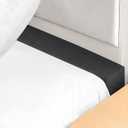 Mattress Extender, King 78"×4"×12", High-Density Foam, Black