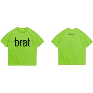 Charli XCX Unisex Adult Offical Merch Scratched Out Brat T-Shirt, size M