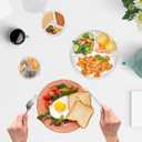 50 Pcs Snack Containers with Lids,Double Compartment Condiment Container,3 Compartment Sauce Container Transparent Plastic Dipping Containers for Snacks,Sauces,Travel, Sampling, and Outdoor Meals