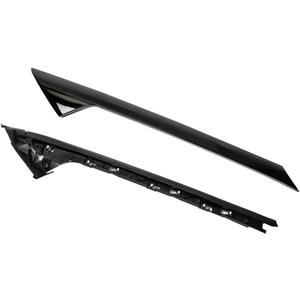 HY-SPEED A-Pillar Front Molding Windshield Trim Left Outer & Inner Compatible with 2011-2019 Explorer 4 Door Utility Replaces 926-450 BB5Z7803136AA BB5Z-7803136-AB BB5Z7803136BA BB5Z7803144AA