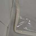 Storage Box with plastic Cover 17.5" * 17.5" (cream white )