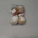 4 PCS Mini Funny Positive Crochet Potato with Positive Card,Cute Emotional Support Cheer up Handmade Knitted Soft Dolls Desk Decor Christmas Birthday Gifts Idea for Women Men Her Him Friends