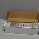 WEBANG 12 Inch Linear Shower Drain Rectangular Floor Drain with Accessories Capsule Pattern Cover Grate Removable SUS304 Stainless Steel CUPC Certified Brushed