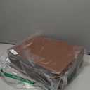 Creative Deco XL Brown Wooden Box Storage with Hinged Lid | 15.8x11.8x5.5in (+-0.5) | Keepsake Decorative Gift Box for Tool Dog Toy Kitchen Storage | Acacia-Like Wood Chest Trunk (XL | No Handles)