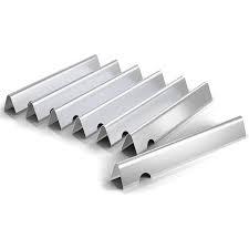 QuliMetal 66033 Flavorizer Bars for Weber GS4 Genesis 2 E410/E415/E435, Grill Parts for Weber Genesis II LX E440 Series Gas Grills, 17" SUS304 Stainless Steel Grill Parts for Weber 66033 66796