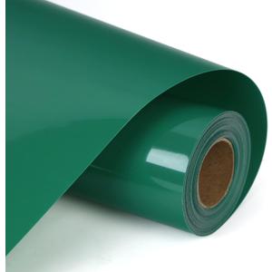 RENLITONG Green HTV Iron on Vinyl 12Inch by 10ft Roll Heat Transfer Vinyl for T-Shirt HTV Rolls for All Cutter Machine - Easy to Cut & Weed for Heat Transfer Design