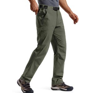 FREE SOLDIER Men's Outdoor Cargo Hiking Pants with Belt Lightweight Waterproof Quick Dry Tactical Pants Nylon Spandex, 3XL