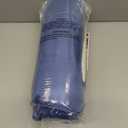 Sherpa Fleece Blanket Throw - Reversible Blanket - Washed Blue, 50" x 60"
