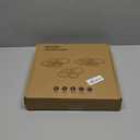 Sovinzert Dimmable Modern LED Ceiling Light, 4 Rings 3000K-6000K LED Gold Close to Ceiling Light, Flush Mount Ceiling Lights Fixture for Bedroom, Kitchen, Laundry Room,Office