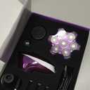 5-in-1 Electric Razors for Women, 7D Magnetic Heads Full Body Shaver, Waterproof Wet Dry Hair Remover with LED Display, Rechargeable Bikini Trimmer for Underarms, Face, Legs, Lips, Arms (Purple)