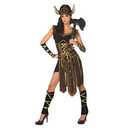 Morph Viking Costume for Women, Viking Warrior Outfit, Nordic Battle Dress, Historical Role Play Attire, Large