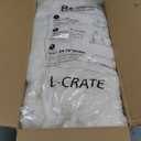 Bedsure Large Dog Bed for Crate - Comfy Flat Pet Beds with Removable Washable Cover, Orthopedic Egg Crate Foam Crate Mat, Suitable for Pet Up to 50 lbs (35"L x 22"W x 3"Th, Grey)