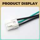 Refrigerator Power Cord Replacement 241516901 for Frigidaire Electrolux Refrigerators, Freezer Service Cord Replace 241516904 241516901 7241516901