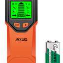 Stud Finder Wall Scanner - 5 in 1 Stud Finder Tool w/Smart Chip and HD LCD Display, Stud Detector Beam Finders for the Center and Edge of Wood AC Wire Metal Studs Joist Pipe (Blood Orange)