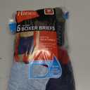 Hanes mens Underwear Boxer Briefs Pack, Cool & Breathable Cotton Moisture-wicking Underwear for Men, No Ride Up, M