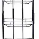 SSWBasics Black Floor Standing Ball Cap Rack and Hat Display Rack - Retail Hat Organizer Stand - 78" H x 10" W x 15D - Holds Up to 72 Caps Vertically