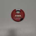 Combination Lock, Discus Padlock with 4 Digital Combination,Disc Lock for Storage Unit,Trailer (Red)