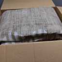 Garvee 8x10 Washable Living Room Area Rug Scalloped Neutral Non Slip Rugs