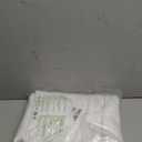 NICETOWN White Samll Window Blackout Curtain Panels, Set of 2, 42 inches x 78 inches, 50% Light Blocking Curtains for Bedroom & Dining Room Window