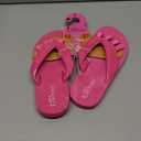 Pedi Couture Pedicure Sandals with Built In Toe Separators for Women - Comfortable Spa Style Flip Flops for Home, Salon, Yoga & Gym Use (Small, Fuchsia)