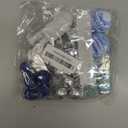 LaVenty Space Cake Toppers Outer Space Astronaut Rocket Stars Cake Decorations for Birthday Party Supplies Baby Shower (Blue)