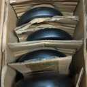 Uaral Soy Sauce Bowls Dipping Sauce Dish Ceramic Pinch bowl Japanese Dishes 3.75 Inch Set of 6 (Emerald Green)