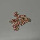 LEIFIDE Dog Chain Collar Diamond Link Puppy Collar 12 mm Wide Dog Necklace Metal Cat Chain Pet Crystal Necklace Jewelry Accessories for Small Medium Large Pet(18 Inch,Rose Gold, Pink)