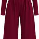 PRETTYGARDEN Long Sleeve Jumpsuit for Women 2026 Fall Date Night Rompers Dressy Casual One Piece Mock Neck Jumpsuits Pockets (L)