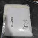 NICETOWN Semi Sheer Curtains 72 inches Long Linen Blend, Grommet Window Treatments Privacy with Light Penetration Bedroom Curtains & Drapes for Loft/Villa, W52 x L72, 2 Panels