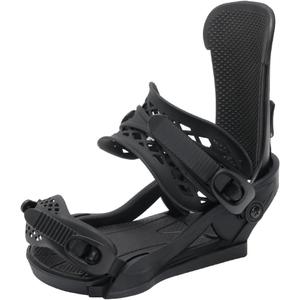 Snowboard Bindings Lightweight Snow Shoes Bindings Rear Entry Bindings for Men and Women Easy to Put on and Take Off (Medium, Black)