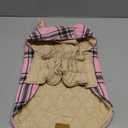 Kuoser Waterproof Dog Coat, Reversible Dog Jacket for Large Dogs, Adjustable Durable Doggie Winter Coat for Groowing Puppies Warm Puppy Cold Weather Apparel, Rose L (Large (Pack of 1))