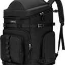 YOREPEK 65L Ski Boot Bag Backpack with 8 Pockets, Waterproof Ski Snowboard Boot Bags for Air Travel, Ski Gear Bag Backpacks for Boots, Helmet, Goggle, Gloves, Pants, Jacket, Accessories for Adults (Black)