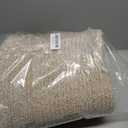 Laundry Basket, 100L Large Laundry Hamper, Tall Woven Rope Storage Basket for Blanket Toys Pillows Towels, Baby Nursery Hamper Bin for Living Room, Bedroom (Brown & White)