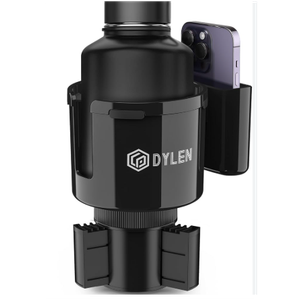 DYLEN Car Cup Holder Expander, Cup Holder Extender Adapter for Car with Expandable Base, Fits Yeti 20/26/30/46oz, Hydroflask 32/40oz, Large Water Bottles in 2.8"4.2" (1646oz)