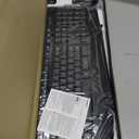 Logitech MK345 Wireless Keyboard and Mouse Combo with Palm Rest, 2.4 GHz USB Receiver, Compatible with PC, Laptop, Black