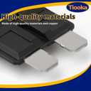 20 Amp Reset Fuse Circuit Breaker E39 Low Profile ATC/ATO Fuse 5 Packs 20A 12V-28V for Car Marine SUV Boat