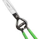 GARDEN GURU Hand Grass Clipper Scissors Classic Forged Steel Grass Shears Pruners Comfort Grip Handles Perfect for Hand Edging Lawn, Trimming Shrubs & Flowers, Gardening, Landscaping