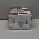 Ice Cream Maker Attachment for KitchenAid Mixers, Fits KitchenAid 4.5/5QT & 6QT Stand Mixers, Frozen Ice Cream & Sorbet Gelato Maker for KitchenAid, 2 Quart, White(Machine/Mixer Not Included)