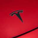 IPG Compatible with Tesla Model 3 Decal (9 Logo Set) Stickers Set Personalize Your Vehicle (Gloss Black)