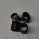 Minatee 4 Pcs Flexible PVC Coupling With Stainless Steel Clamps, for Plastic and Copper Plumbing Connections(2 Inch)