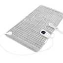 Heating Pad,Electric Heating Pads for Back,Neck,Abdomen,Moist Heating Pad for Shoulder,Knee,Arms,Legs,Dry/Moist Heat & Auto Shut Off,Birthday Gifts for Men and Women(Light Gray, 33''×17'')