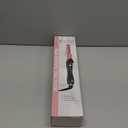 Rotating Curling Iron 1 Inch, Automatic Extra-Long Barrel Curling Iron with 30s Fast Heating for Beginners Long Hair Lasting Waves, Adjustable Temperature, Universal Voltage for Travel, Rose Gold