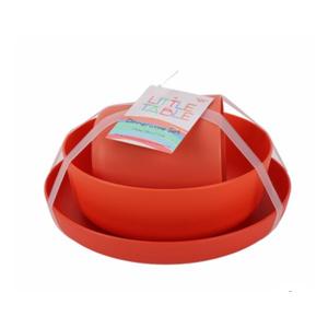 Little Table Poly Pro Dinnerware Set- Reds 2 Pack