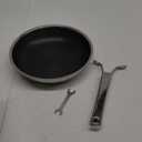 Aceself Non Stick Frying Pans,Hybrid 10 inch Frying Pans Nonstick,PFOA Free Cookware,non stick Stainless Steel Skillets,Dishwasher and Oven Safe, Works on Induction,Ceramic and Gas Cooktops